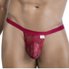 CandyMan String en dentelle Bachos Bordeaux